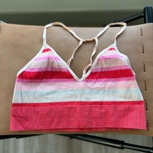 Anthropologie - Jenny Seamless T-Back Bralette (Pink - M/L)